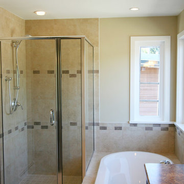 Master Bathroom With Separate Soaker Tub & Standing Shower