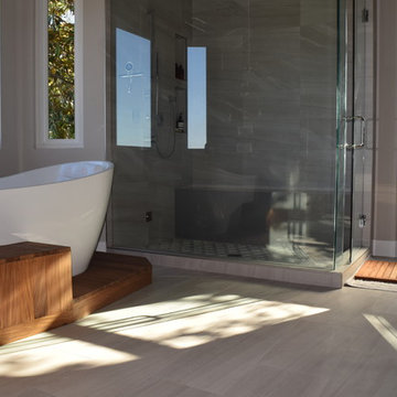 Master bathroom with steam shower