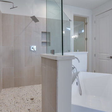 Master Bathroom with walk through shower