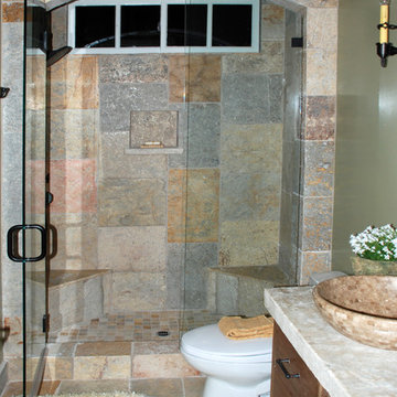 Master Bathrooms Tiles and  Antique Limestone