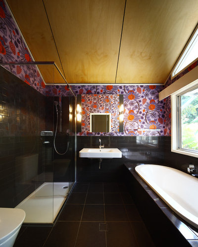 コンテンポラリー 浴室 by Skyring Architects