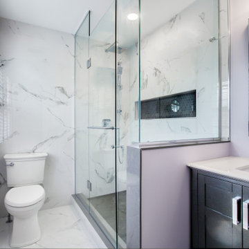 Master Ensuite Bathroom Renovation. Aurora, Ontario.