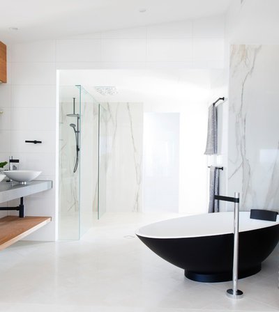 Contemporary Bathroom by Donna Guyler Design