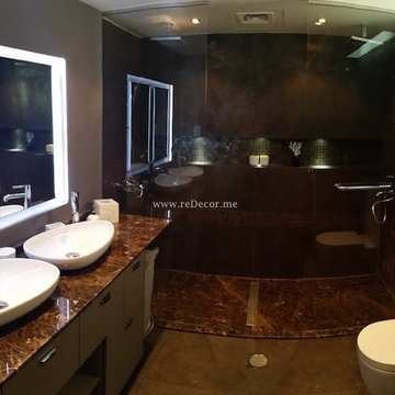 Master, guest, powder room and young ladies renovation and remodelling