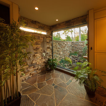 Master Shower Water Garden