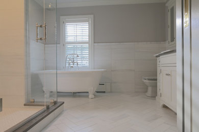 Design ideas for a classic bathroom in Boston.