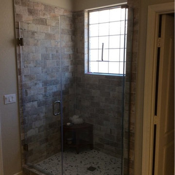 Master Suite Bathroom in Peoria AZ Featuring Chicago Brick