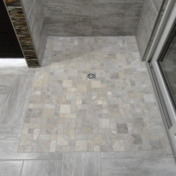 Master suite remodel with barrier free shower