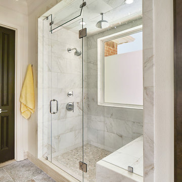Master tub to enlarged shower conversion