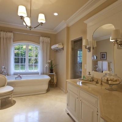 Large elegant freestanding bathtub photo in Bridgeport