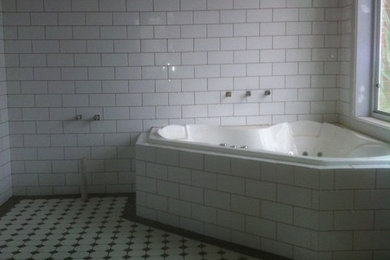 Idées déco pour une salle de bain classique.
