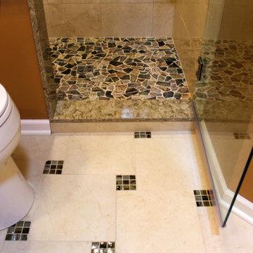 Medallion Santa Cruz Bathroom Vanity and Tiled Shower