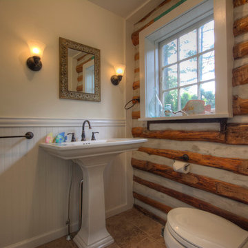 Medford Lakes Log Home