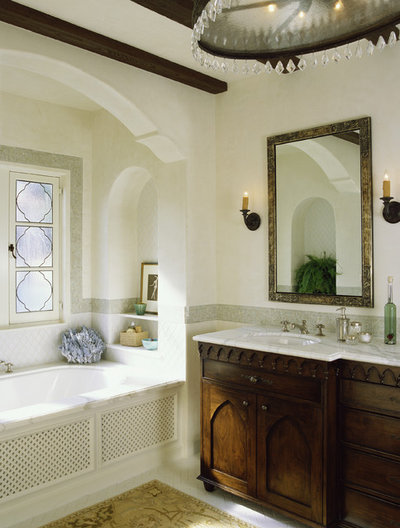 Mediterranean Bathroom by Tommy Chambers Interiors, Inc.