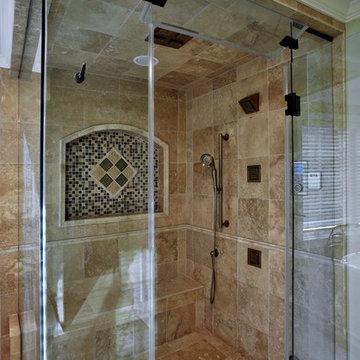 Mediterranen-style master bathroom