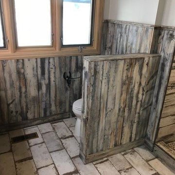 Menlo Park Rustic Bathroom Remodeling