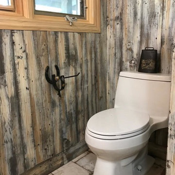 Menlo Park Rustic Bathroom Remodeling