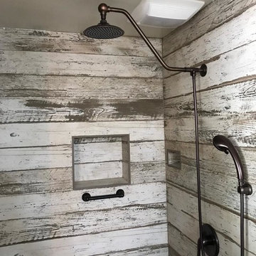 Menlo Park Rustic Bathroom Remodeling