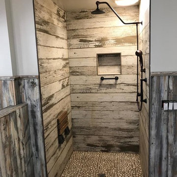Menlo Park Rustic Bathroom Remodeling