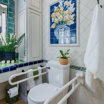 Mexican Inspired Accessible Bath