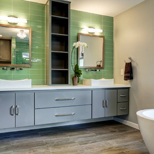 Green Grey Bathroom Houzz Meyerland Master Bath Remodel Ashwood Designs And Custom Homes Img~d371f59f0462c6fc 3630 1 2f74741 W312 H312 B0 P0