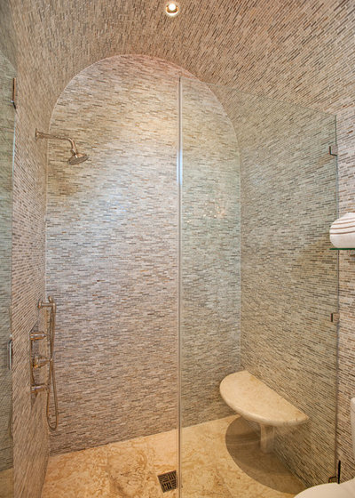 Mediterranean Bathroom by Overmyer Architects