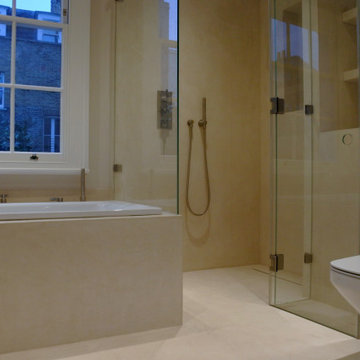 Microcement Bathroom - Mayfair, London
