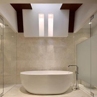 75+ Badezimmer mit Edelstahl-Waschbecken/Waschtisch Ideen & Bilder