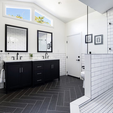 Mid Century Modern Bath Remodel - Rossmoor, CA