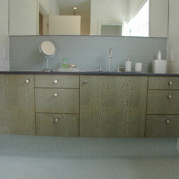 Mid-Century Modern Energy STAR Home Bathrooms