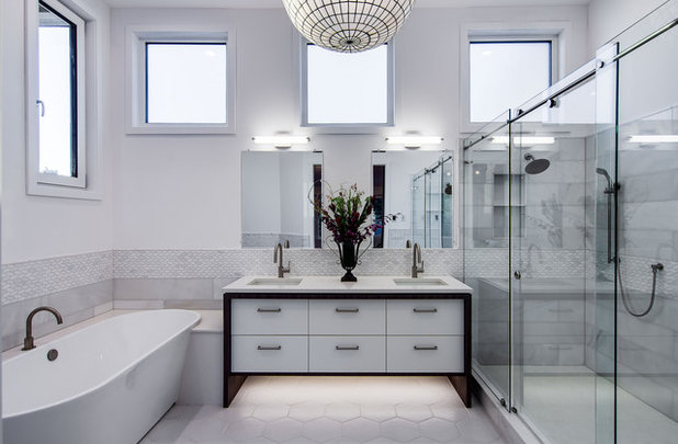 Midcentury Bathroom by John Webb Construction and Design