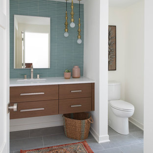 75 Beautiful Mid Century Modern 3 4 Bathroom Pictures Ideas August 2021 Houzz