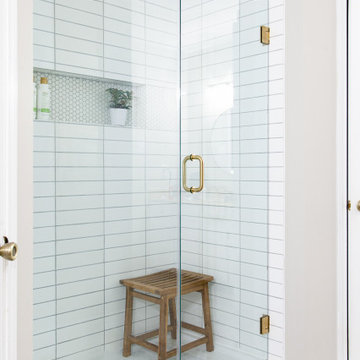 Mid-Century Modern Shower Conversion - Master Bathroom