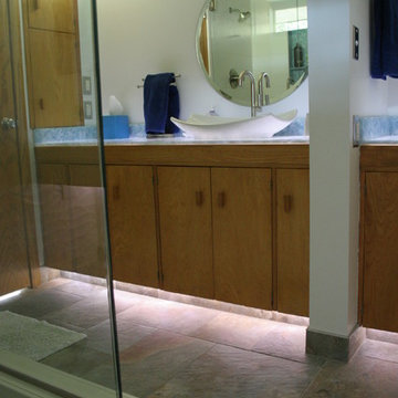 Midcentury Modern Frank Lloyd Wright Master Guest Kids Bathroom Kitchen Remodel