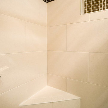 Bathroom Remodel with Shower Corner Bench Seat