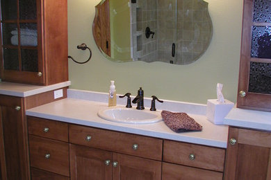 Example of a classic bathroom design in Other