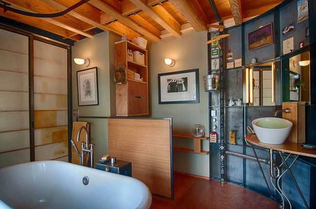 Contemporary Bathroom by Louise Lakier