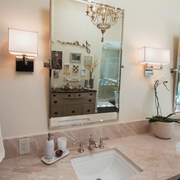 Mocha Marble Bathroom