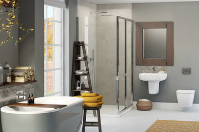 Mode Ellis storm bathroom suite with shower enclosure 1200 x 800