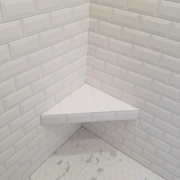 Modern & Streamlined Lake View Master Bathroom