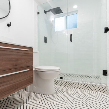 Modern Bathroom Remodel - Fairwood Vanity -  Renton WA