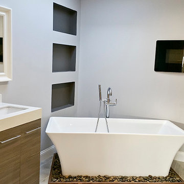 Modern Bathroom Remodel - Skokie, Illinois