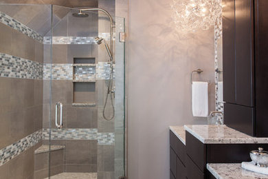 Inspiration for a contemporary bathroom remodel in Philadelphia