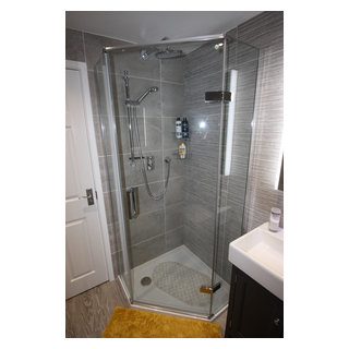 Modern Bathroom Transformation in Rowley Regis - Contemporary ...