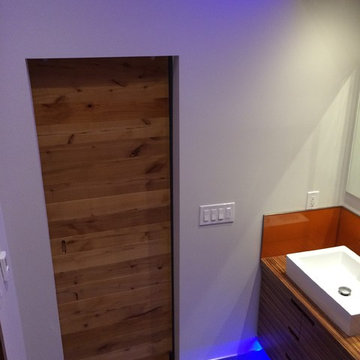 Modern bathroom transformation