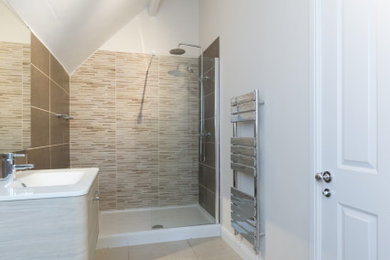 Photo of a contemporary bathroom in Cheshire.