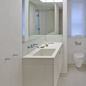Modern Bathroom- Upper West Side Apartment Combination