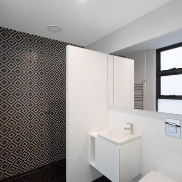 Modern Bathroom with Feature Tiles