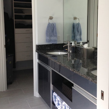 Modern Blue Bathroom