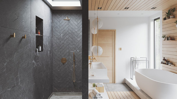 Contemporary Bathroom by Dibujo.design Interiors